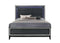 ACME Haiden Queen Bed, LED & Weathered Black Finish 28430Q - Supfirm