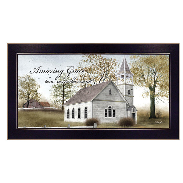 Supfirm "Amazing Grace" By Billy Jacobs, Printed Wall Art, Ready To Hang Framed Poster, Black Frame - Supfirm