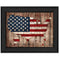 Supfirm "America The Beautiful" By Mollie B., Printed Wall Art, Ready To Hang Framed Poster, Black Frame - Supfirm