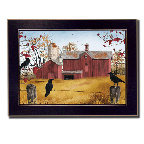 Supfirm "Autumn Gold" By Billy Jacobs, Printed Wall Art, Ready To Hang Framed Poster, Black Frame - Supfirm