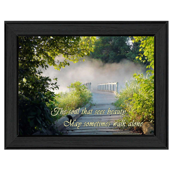 Supfirm "Beauty" By Trendy Decor4U, Printed Wall Art, Ready To Hang Framed Poster, Black Frame - Supfirm