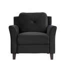 Supfirm Button Tufted 3 Piece Chair Loveseat Sofa Set - Supfirm