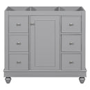 [Cabinet Only] 36" Gray Bathroom vanity(Sink not included) - Supfirm