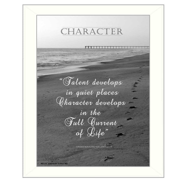Supfirm "Character" By Trendy Decor4U, Printed Wall Art, Ready To Hang Framed Poster, White Frame - Supfirm