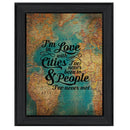 Supfirm "Cities and People" By Susan Ball, Printed Wall Art, Ready To Hang Framed Poster, Black Frame - Supfirm