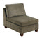 Contemporary 1pc Armless Chair Tan Color Chenille Fabric Modular Corner wedge Sofa Living Room Furniture - Supfirm