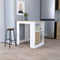 Culver Kitchen Island with Storage Shelves and Single Door Cabinet Push to open System - Supfirm