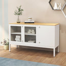 Supfirm Dining sideboard with 2 glass doors in a semi-circular slot - Supfirm