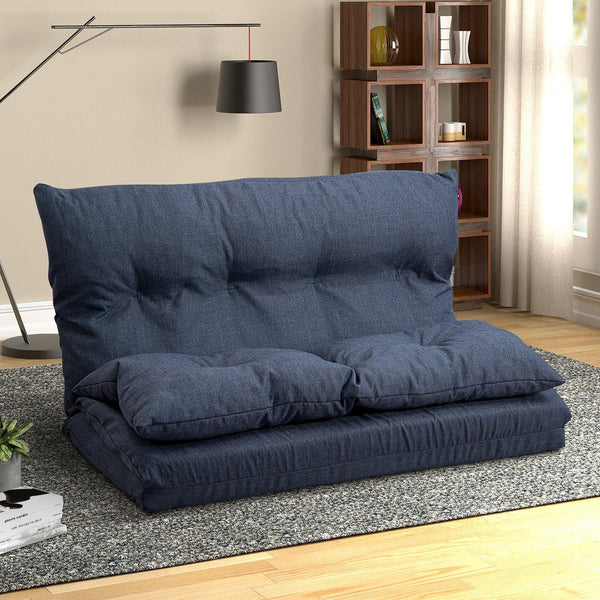 Supfirm Floor Couch and Sofa Fabric Folding Chaise Lounge - Supfirm