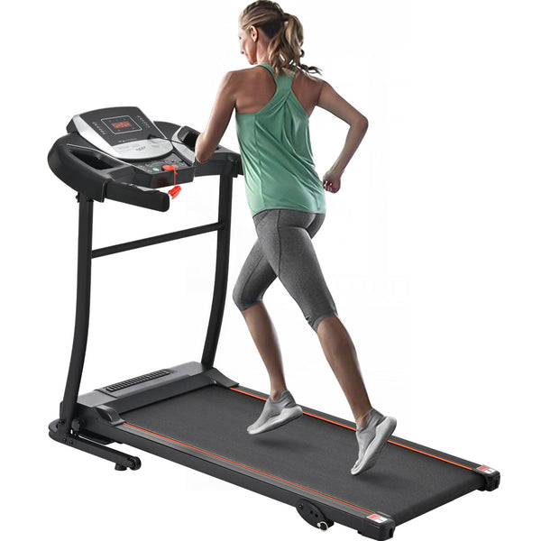Supfirm Folding Treadmill Electric Running Machine Walking Jogging Machine with 3 Level Incline 12 Preset Programs for Home Gym - Supfirm