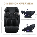 Supfirm Full Body Massage Chair With Zero Gravity Recliner,with two control panel: Smart large screen & Rotary switch,spot kneading and Heating,Airbag coverage,Suitable for Home Office - Supfirm