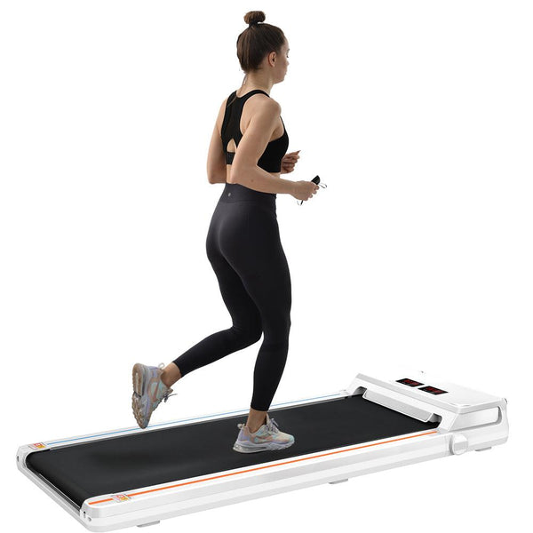 FYC Under Desk Treadmill 2.5HP Slim Walking Treadmill 265LBS - Electric Treadmill with APP Bluetooth Remote Control LED Display, Running Walking Jogging for Home Office Use (Installation Free) - Supfirm