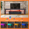Supfirm LED TV stand modern TV stand with storage Entertainment Center with drawer TV cabinet for Up to 75 inch for Gaming Living Room Bedroom - Supfirm