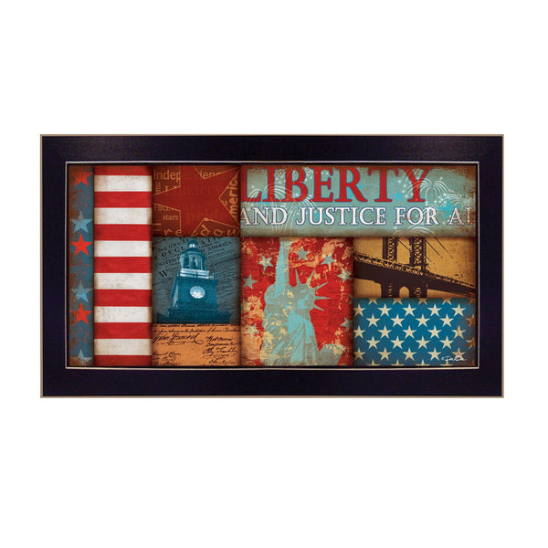 Supfirm "Liberty" By Dee Dee, Printed Wall Art, Ready To Hang Framed Poster, Black Frame - Supfirm