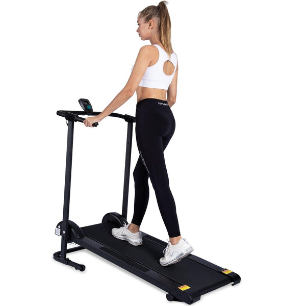 Manual Treadmill Non Electric Treadmill with 10° Incline Small Foldable Treadmill for Apartment Home Walking Running (Mode GHN213) - Supfirm