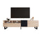 Supfirm Modern TV Stand for 80'' TV with Double Storage Space, Media Console Table, Entertainment Center with Drop Down Door for Living Room, Bedroom, Home Theatre - Supfirm