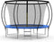 Simple Deluxe Recreational Trampoline with Enclosure Net 12FT Wind Stakes- Outdoor Trampoline for Kids and Adults Family Happy Time, ASTM Approved -Blue 12FT - Supfirm