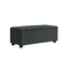 Storage Bench, Flip Top Entryway Bench Seat with Safety Hinge, Storage Chest with Padded Seat, Bed End Stool for Hallway Living Room Bedroom - Supfirm