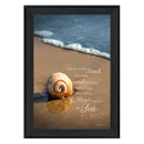 Supfirm "Take Me to the Beach" By Robin-Lee Vieira, Printed Wall Art, Ready To Hang Framed Poster, Black Frame - Supfirm
