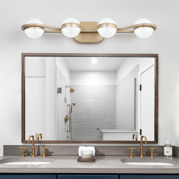 Vanity Lights With 4 LED Bulbs For Bathroom Lighting - Supfirm