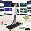 Supfirm Walking Pad Treadmill Under Desk for Home Office Fitness, Mini Portable Treadmill with APP Remote Control and 16 Inch Running Area(Note: Forbidden to sell on Amazon) - Supfirm